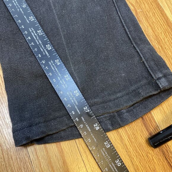 Vintage‎ Levis 517 Boot Cut Jeans Mens 36x30 Black Denim Orange Tab USA 90s - Picture 13 of 14